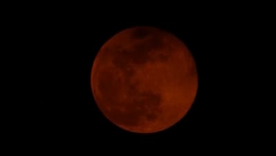 The first 'Supermoon' of 2026, popularly known as the 'Wolf Moon', witnessed in Guwahati. (Screengrab/ANI ) The first 'Supermoon' of 2026, popularly known as the 'Wolf Moon', witnessed in Guwahati. (Screengrab/ANI )