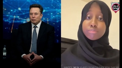 The remark was made during a livestream by a creator identified online as “Dowza.z”. (Bloomberg; X/@cb_doge) The remark was made during a livestream by a creator identified online as “Dowza.z”. (Bloomberg; X/@cb_doge)