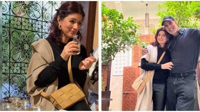 Twinkle Khanna celebrated her birthday along with husband Akshay Kumar. Twinkle Khanna celebrated her birthday along with husband Akshay Kumar.