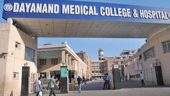 Dayanand Medical College and Hospital (DMCH) has reduced its general OPD consultation fee from ₹120 to just ₹20 as a New Year gift. (HT Photo)