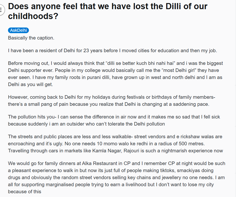 Screengrab of the Reddit post. (Reddit) Screengrab of the Reddit post. (Reddit)