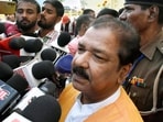 File photo of Bihar Minister Dilip Jaiswal. 