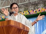 West Bengal Chief Minister and TMC supremo Mamata Banerjee speaks during a party meeting at Barzor, in Bankura on Tuesday. (ANI Photo)