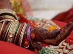 An illustrative picture of a common Indian bride. (AFP)