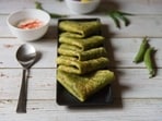 Spinach Paneer Stuffed Moong Dal Chilla
