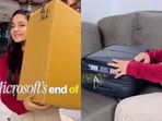The unboxing video was shared on Instagram by a Microsoft employee.