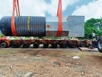 The shivling being transported to Bihar (Sourced online)