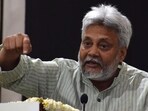 Water conservationist Rajendra Singh during a regional conference on environment at Punjab University on Sunday. Water conservationist Rajendra Singh during a regional conference on environment at Punjab University on Sunday.