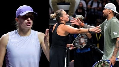 Iga Swiatek was critical of the match between Aryna Sabalenka and Nick Kyrgios. Iga Swiatek was critical of the match between Aryna Sabalenka and Nick Kyrgios.