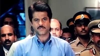 Anil Kapoor in a still from the film Nayak. Anil Kapoor in a still from the film Nayak.