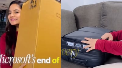 The unboxing video was shared on Instagram by a Microsoft employee. (@anujaa.a/Instagram) The unboxing video was shared on Instagram by a Microsoft employee. (@anujaa.a/Instagram)