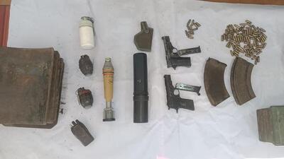 Police said the recoveries were made during intelligence-based and joint search operations across districts in Manipur. Police said the recoveries were made during intelligence-based and joint search operations across districts in Manipur.