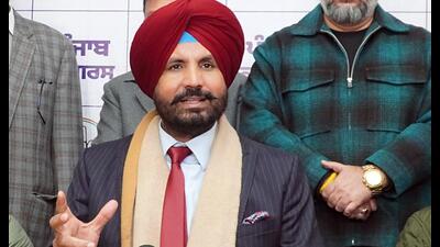 President of the Punjab Pradesh Congress Committee (PPCC) Amrinder Singh Raja Warring. (ANI)