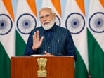 Prime Minister Narendra Modi addressing the inauguration of the ‘72nd National Volleyball Tournament’ in Varanasi via video conferencing from New Delhi. (PMO)