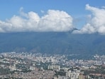 The city of Caracas, after the U.S. launched a strike on Venezuela, capturing its President Nicolas Maduro and his wife Cilia Flores, Venezuela, January 4, 2026. REUTERS/Maxwell Briceno  REFILE - QUALITY REPEAT