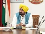 Punjab Chief Minister Bhagwant Mann with Cabinet Minister Aman Arora during a review of the state’s digital governance initiatives, aimed at delivering public services directly to citizens’ homes. Punjab Chief Minister Bhagwant Mann with Cabinet Minister Aman Arora during a review of the state’s digital governance initiatives, aimed at delivering public services directly to citizens’ homes.