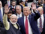 2019లో అమెరికాలో మోదీ- ట్రంప్​..(AP)