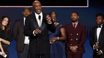 Delroy Lindo accepts the Best Casting and Ensemble Award for "Sinners" at the 31st Annual Critics Choice Awards in Santa Monica, California, U.S., January 4, 2026. REUTERS/Mario Anzuoni (REUTERS)