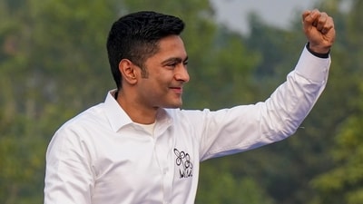 Abhishek Banerjee praised Sunali for displaying “extraordinary courage and resolve” amid the alleged injustice. (PTI file photo) Abhishek Banerjee praised Sunali for displaying “extraordinary courage and resolve” amid the alleged injustice. (PTI file photo)