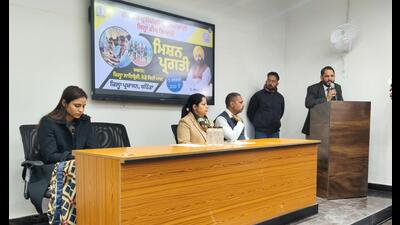 Bathinda DC Rajesh Dhiman said that the coaching for the academic part will be undertaken at the newly built district library (HT Photo)