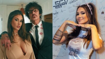 Brittany Furlan and Tommy Lee. (Brittany Furlan on Instagram) Brittany Furlan and Tommy Lee. (Brittany Furlan on Instagram)