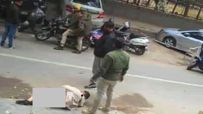 CCTV video capturing the brutal assault of a 52-year-old businessman and his family, including his son who was stripped and beaten