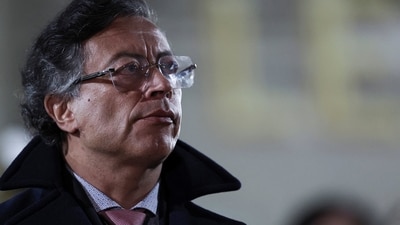 Colombia's President Gustavo Petro at military ceremony in December 2025. (Reuters File Photo)