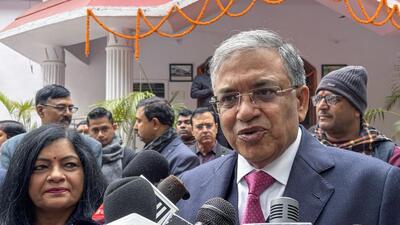 Chief Election Commissioner Gyanesh Kumar speaks to the media, in Dumka on Monday. (ANI) Chief Election Commissioner Gyanesh Kumar speaks to the media, in Dumka on Monday. (ANI)