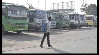 During a meeting on January 3, unions discussed the impact of various state government policies on transport employees as well as the functioning of public transport services (HT File)