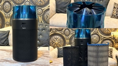 Once powered on, it immediately starts sampling the air and adjusting its purification levels automatically. (Ayushmann Chawla)