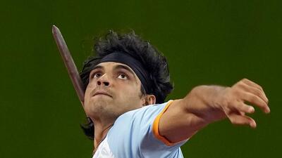 India’s star javelin thrower Neeraj Chopra. (PTI) India’s star javelin thrower Neeraj Chopra. (PTI)