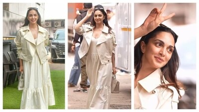 Kiara Advani radiated quiet luxury in an off‑white maxi dress. (Instagram/ Bollywood Celebrity Style, Voompla, Mj Vishal and The Photo Hunger) Kiara Advani radiated quiet luxury in an off‑white maxi dress. (Instagram/ Bollywood Celebrity Style, Voompla, Mj Vishal and The Photo Hunger)