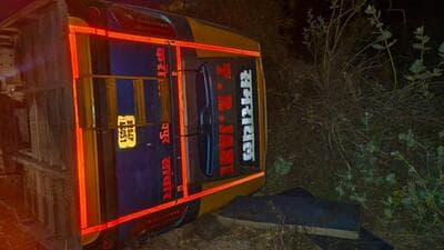 Visuals from the site of the accident. (HT Photo) Visuals from the site of the accident. (HT Photo)