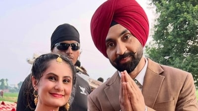 Actor Ishika Gagneja with actor-singer Diljit Dosanjh (Ishika Gagneja ) Actor Ishika Gagneja with actor-singer Diljit Dosanjh (Ishika Gagneja )