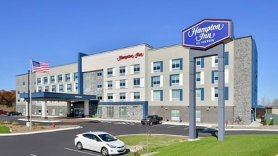 A view of the Hampton Inn. (Everpeak Hospitality) A view of the Hampton Inn. (Everpeak Hospitality)