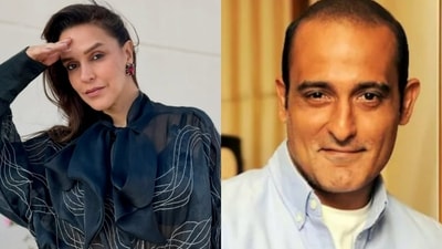Neha Dupia and Akshaye Khanna Neha Dupia and Akshaye Khanna