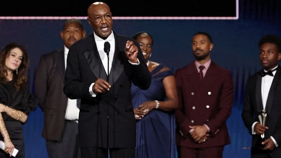 Delroy Lindo accepts the Best Casting and Ensemble Award for "Sinners" at the 31st Annual Critics Choice Awards in Santa Monica, California, U.S., January 4, 2026. REUTERS/Mario Anzuoni(REUTERS)
