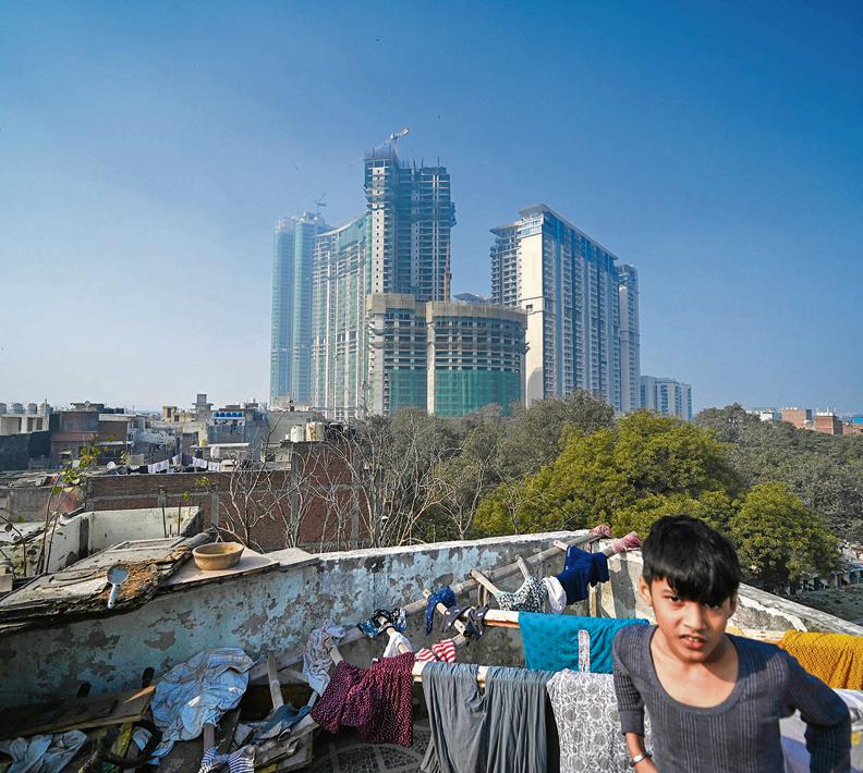 The Amaryllis Iconic Towers in Karol Bagh are the tallest structures in Delhi. (HT Photo/Sanchit Khanna) The Amaryllis Iconic Towers in Karol Bagh are the tallest structures in Delhi. (HT Photo/Sanchit Khanna)