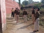 A special police team conducted a surprise inspection of the security arrangements at the Dhanbad divisional jail and the Vyavahar Nyayalaya (civil court) premises on Tuesday (HT Photo)