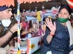 Anita Chaudhary began driving an auto-rickshaw after buying it in 2021. (FILE PHOTO) Anita Chaudhary began driving an auto-rickshaw after buying it in 2021. (FILE PHOTO)