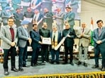 Arora said that Punjab has emerged as the largest contributor to India’s sports goods manufacturing, accounting for nearly 65% of national production and about 70% of exports (HT Photo) Arora said that Punjab has emerged as the largest contributor to India’s sports goods manufacturing, accounting for nearly 65% of national production and about 70% of exports (HT Photo)