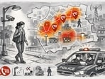 GPS mapping of complaints, repeat civic lapses and emergency response gaps will guide lighting repairs, CCTV fixes and night patrolling. (HT)