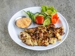 Desi Chicken Salad High Protein Lunch