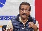 Mumbai: Former Maharashtra chief minister Prithviraj Chavan addresses a press conference, in Mumbai. (PTI Photo) Mumbai: Former Maharashtra chief minister Prithviraj Chavan addresses a press conference, in Mumbai. (PTI Photo)