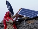 Progress and development comes when the long-term vision integrates all aspects of governance, economy, society, and environment into a cohesive, technology-enabled future. (AFP)