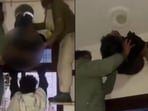 Police said the man had entered the house with the intention of stealing.