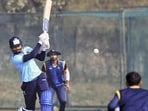 Shreyas Iyer plays a shot during the Vijay Hazare Trophy match against Himachal Pradesh. (PTI) Shreyas Iyer plays a shot during the Vijay Hazare Trophy match against Himachal Pradesh. (PTI)