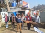 The Bokaro district administration conducted a district-wide road safety drive on Tuesday (HT PHoto)