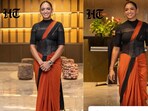 Harmanpreet Kaur's corset belt is the chicest way to style a saree(Instagram)