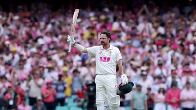 Travis Head hit his third century of the ongoing Ashes 2025-26 (AFP) Travis Head hit his third century of the ongoing Ashes 2025-26 (AFP)
